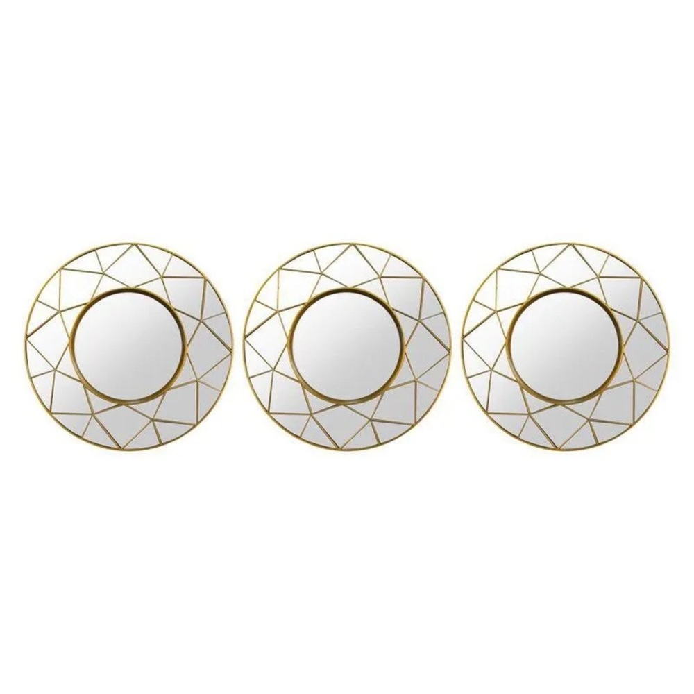 Gold Wall Mirror Set